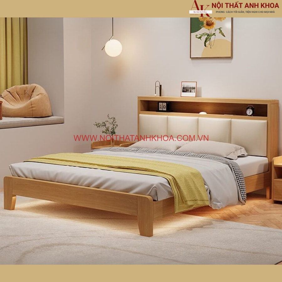 Giường ngủ cao cấp gỗ tự nhiên đẹp hiện đại, sang trọng  Giường ngủ cao cấp gỗ tự nhiên đẹp hiện đại, sang trọng