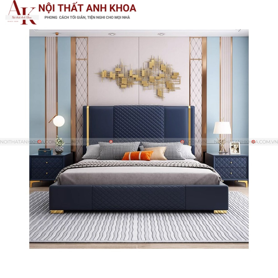 Giường ngủ thiết kế theo kiểu Ý tại Anh Khoa Giường ngủ thiết kế theo kiểu Ý tại Anh Khoa