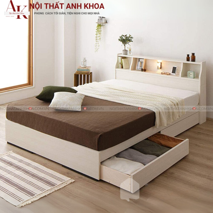 Giường ngủ thiết kế theo kiểu Hàn Quốc tại Anh Khoa Giường ngủ thiết kế theo kiểu Hàn Quốc tại Anh Khoa