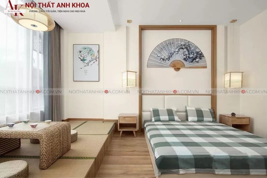 Giường ngủ Nhật đầu bọc nệm tại Anh Khoa Giường ngủ Nhật đầu bọc nệm tại Anh Khoa