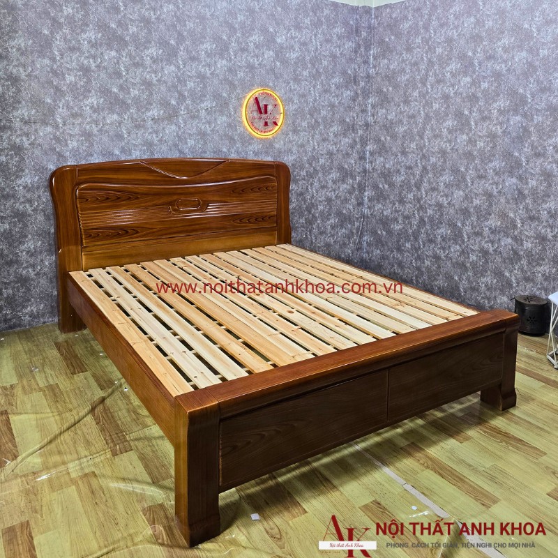 Giường Ngủ Gỗ Cao Su Đẹp Giá Tốt Giường Ngủ Gỗ Cao Su Đẹp Giá Tốt