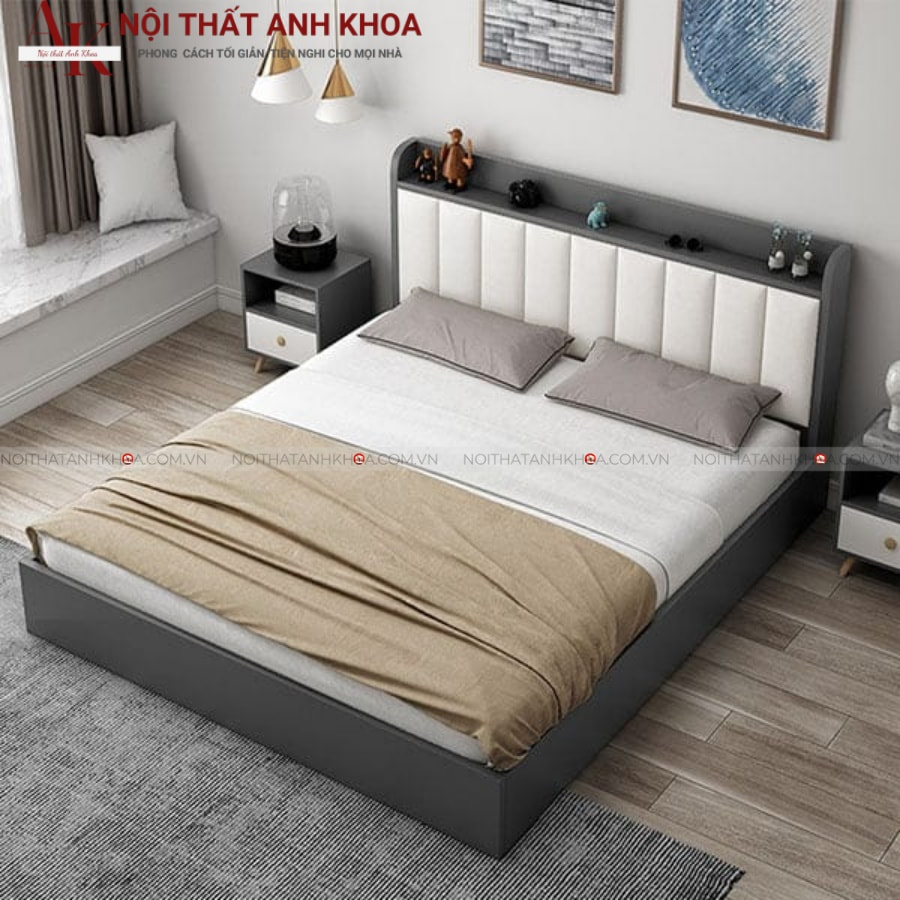 Giường ngủ gỗ công nghiệp sang trọng đẹp hiện đại Giường ngủ gỗ công nghiệp sang trọng đẹp hiện đại