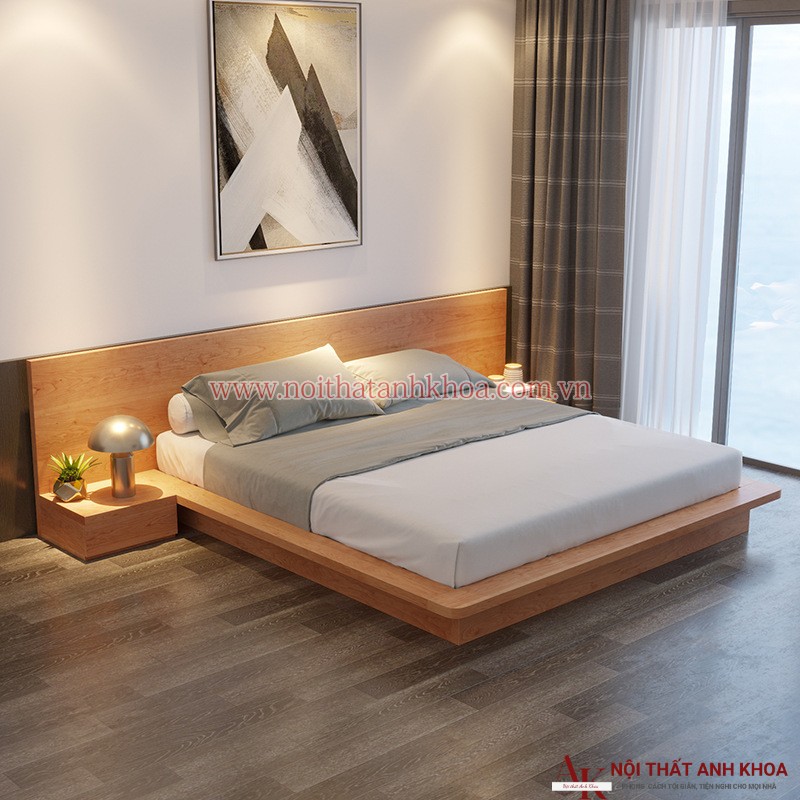Giường Ngủ Gỗ Công Nghiệp Kiểu Nhật Thông Minh Cao Cấp Giường Ngủ Gỗ Công Nghiệp Kiểu Nhật Thông Minh Cao Cấp