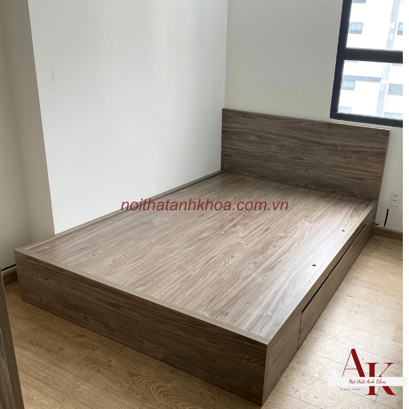 Giường Ngủ Gỗ Công Nghiệp MDF Có Ngăn Kéo Giá Rẻ Giường Ngủ Gỗ Công Nghiệp MDF Có Ngăn Kéo Giá Rẻ