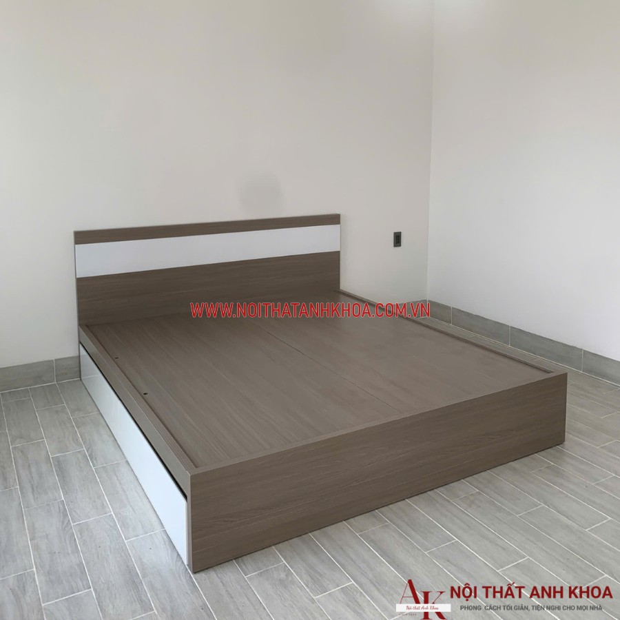 Giường ngủ gỗ ép có ngăn kéo đẹp giá rẻ  Giường ngủ gỗ ép có ngăn kéo đẹp giá rẻ