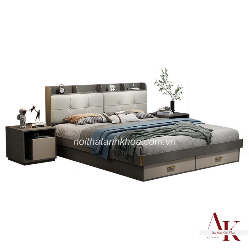 Giường Ngủ Gỗ Công Nghiệp Thiết Kế Hiện Đại Giá Tốt Giường Ngủ Gỗ Công Nghiệp Thiết Kế Hiện Đại Giá Tốt