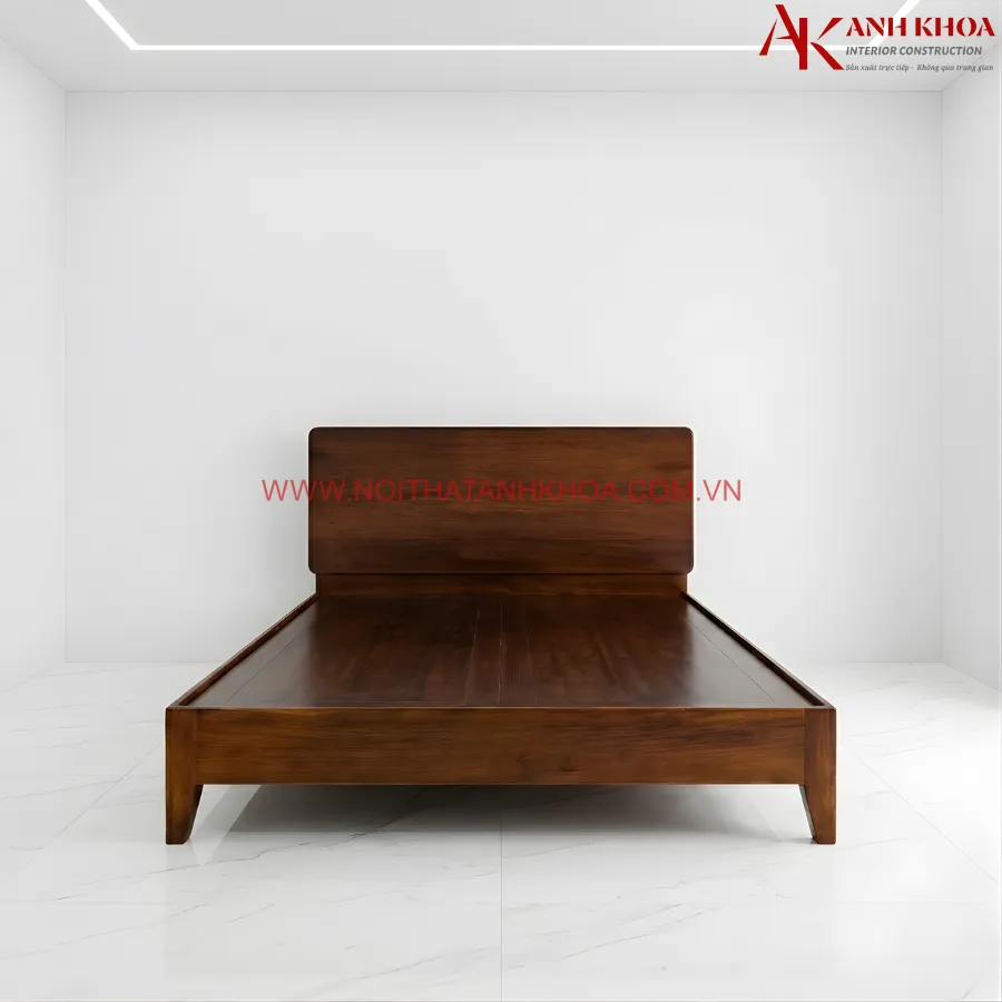 Giường ngủ gỗ tràm bông vàng - Thiết kế hiện đại, chắc chắn Giường ngủ gỗ tràm bông vàng - Thiết kế hiện đại, chắc chắn
