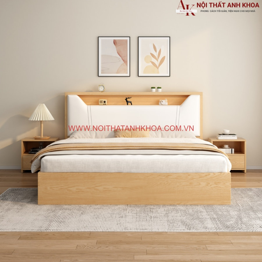 Giường ngủ hiện đại cao cấp gỗ công nghiệp đẹp giá tốt, sang trọng Giường ngủ hiện đại cao cấp gỗ công nghiệp đẹp giá tốt, sang trọng