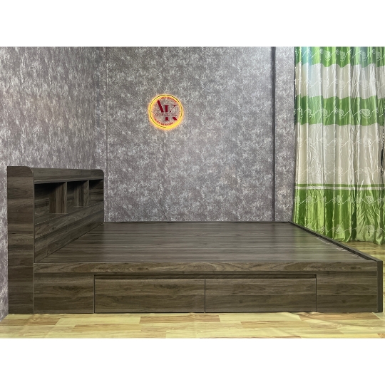 Giường Ngủ Gỗ Công Nghiệp MDF Đầu Kệ Hiện Đại Giá Rẻ Giường Ngủ Gỗ Công Nghiệp MDF Đầu Kệ Hiện Đại Giá Rẻ