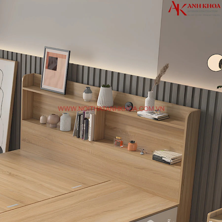 Hệ đầu giường ngủ hiện đại gỗ MDF thông minh Hệ đầu giường ngủ hiện đại gỗ MDF thông minh