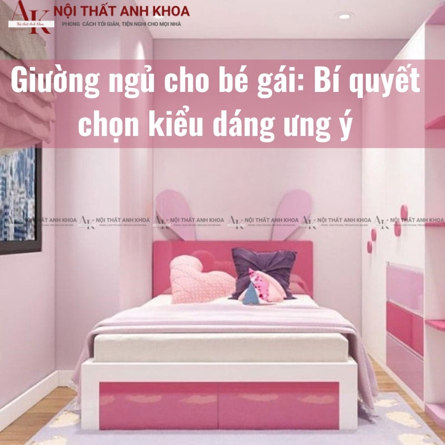 Giường ngủ cho bé gái: Bí quyết chọn kiểu dáng ưng ý Giường ngủ cho bé gái: Bí quyết chọn kiểu dáng ưng ý