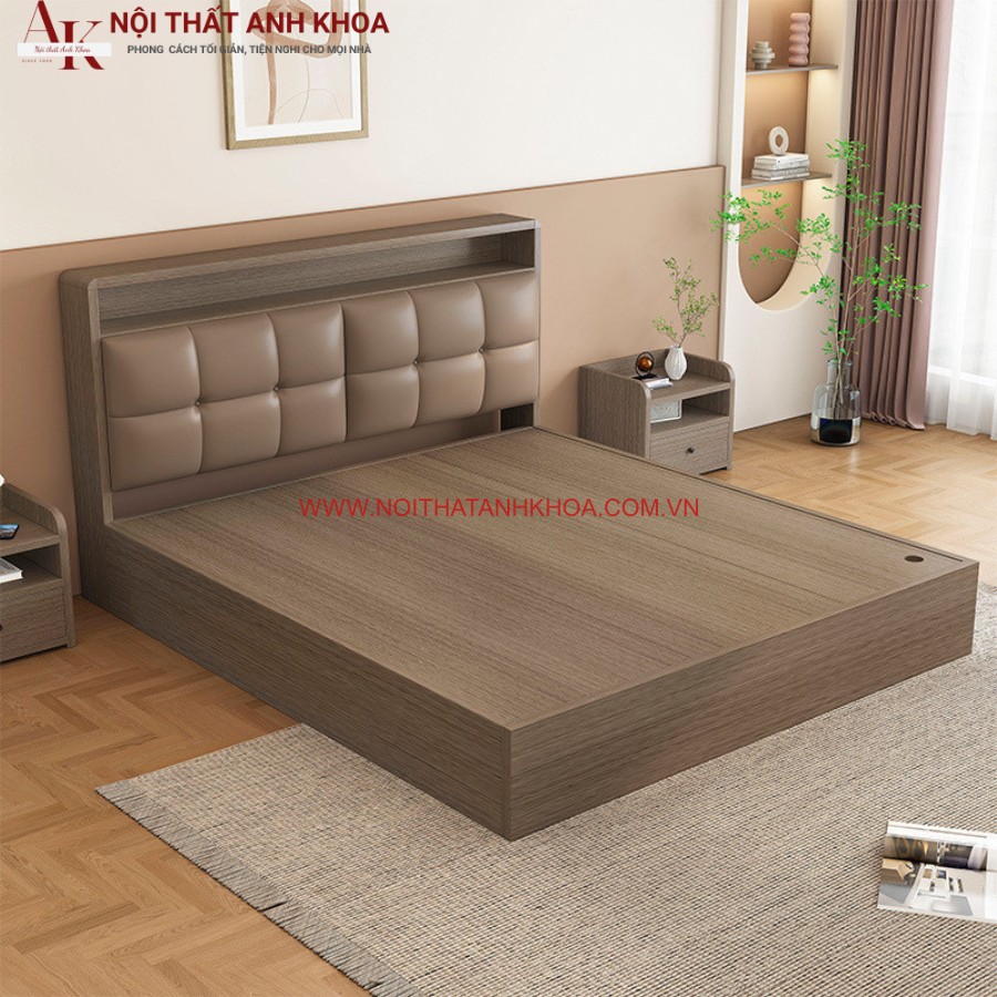 Giường ngủ MDF cao cấp giá tốt - Hiện đại, tinh tế Giường ngủ MDF cao cấp giá tốt - Hiện đại, tinh tế