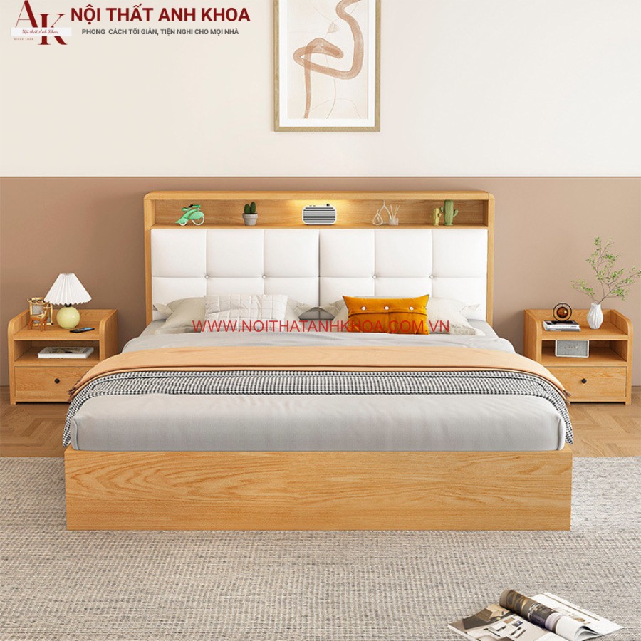 Giường ngủ MDF cao cấp giá tốt - Hiện đại, tinh tế Giường ngủ MDF cao cấp giá tốt - Hiện đại, tinh tế