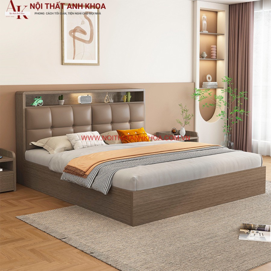 Giường ngủ MDF cao cấp giá tốt - Hiện đại, tinh tế Giường ngủ MDF cao cấp giá tốt - Hiện đại, tinh tế