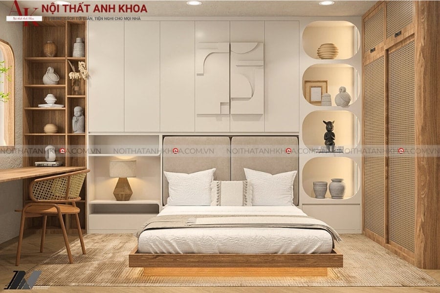 Giường ngủ bệt phong cách hiện đại tại Anh Khoa Giường ngủ bệt phong cách hiện đại tại Anh Khoa