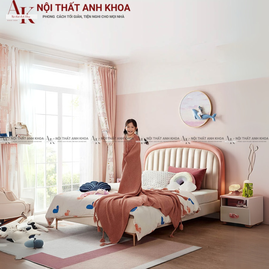 Giường ngủ trẻ em gỗ công nghiệp đẹp hiện đại, tinh tế  Giường ngủ trẻ em gỗ công nghiệp đẹp hiện đại, tinh tế