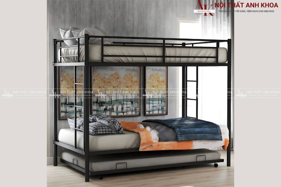 Giường tầng sắt người lớn - Giá rẻ, bền, phù hợp mọi không gian Giường tầng sắt người lớn - Giá rẻ, bền, phù hợp mọi không gian