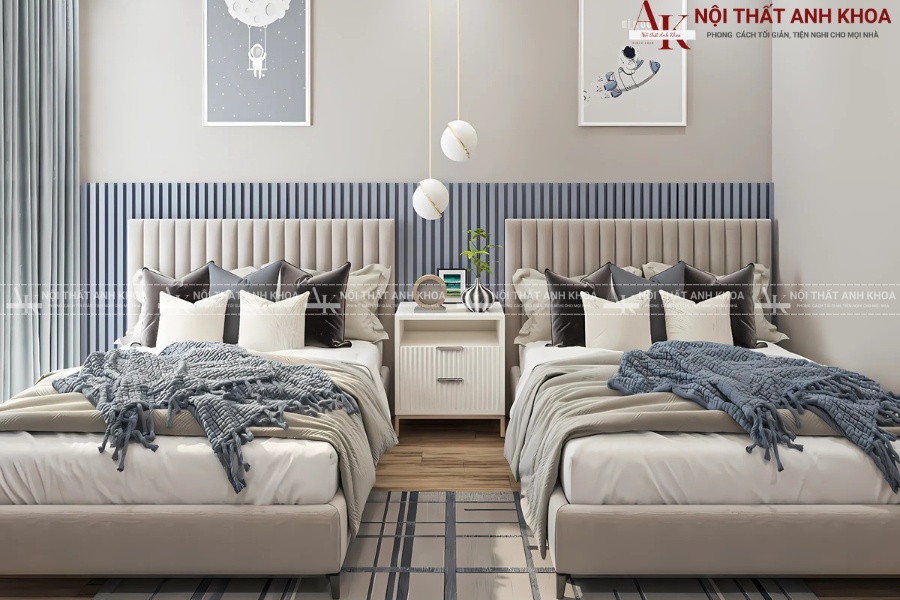 Ý tưởng trang trí phòng ngủ chung cho 2 bé trai gái Ý tưởng trang trí phòng ngủ chung cho 2 bé trai gái