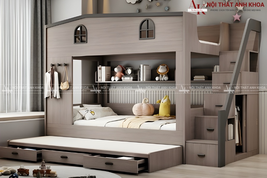 Giường tầng 4 người Giường tầng 4 người