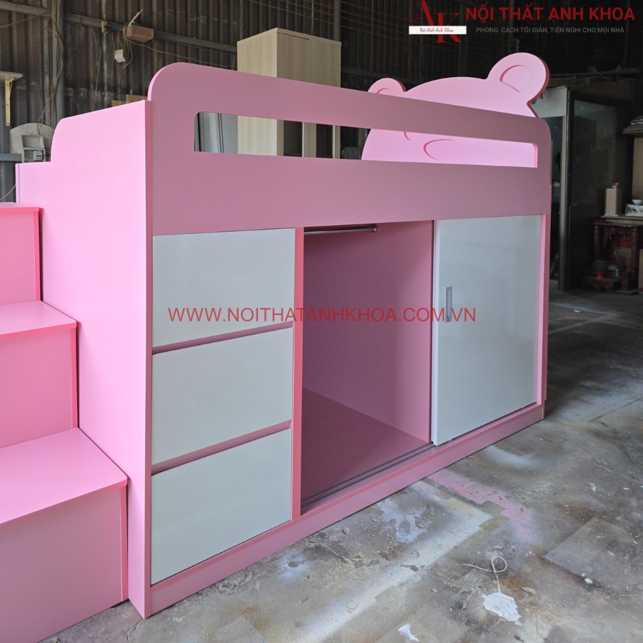 Tủ quần áo liền giường tiện lợi Tủ quần áo liền giường tiện lợi