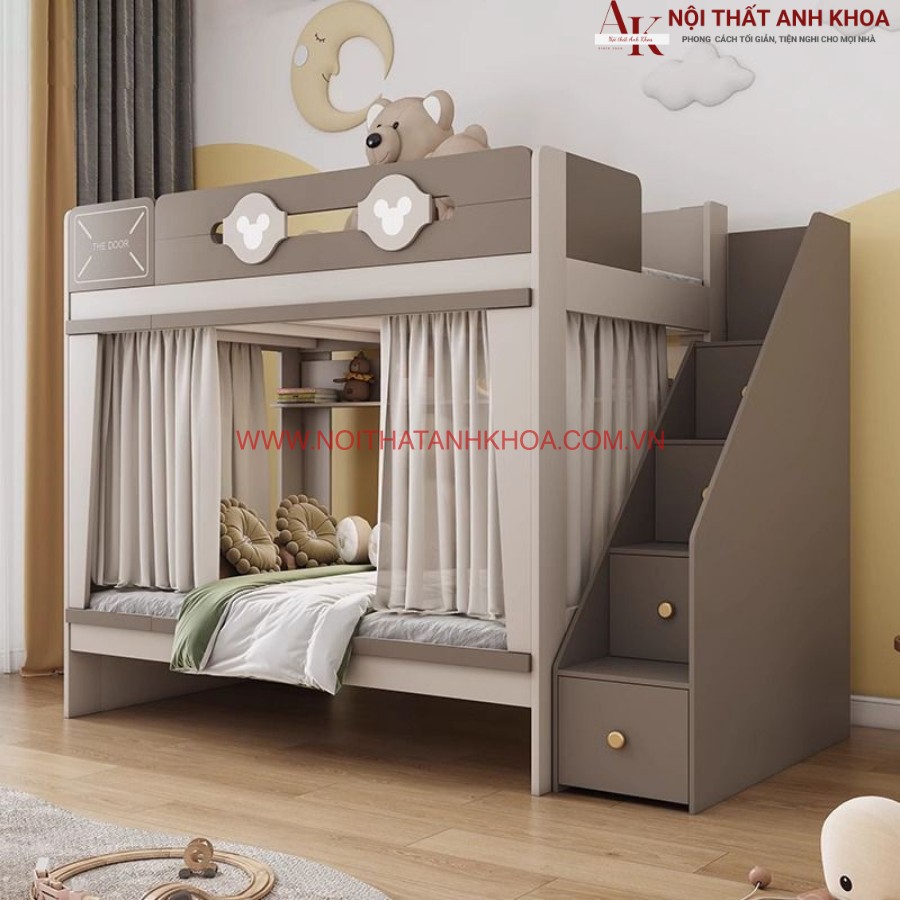 Giường tầng con gái đẹp hiện đại Giường tầng con gái đẹp hiện đại