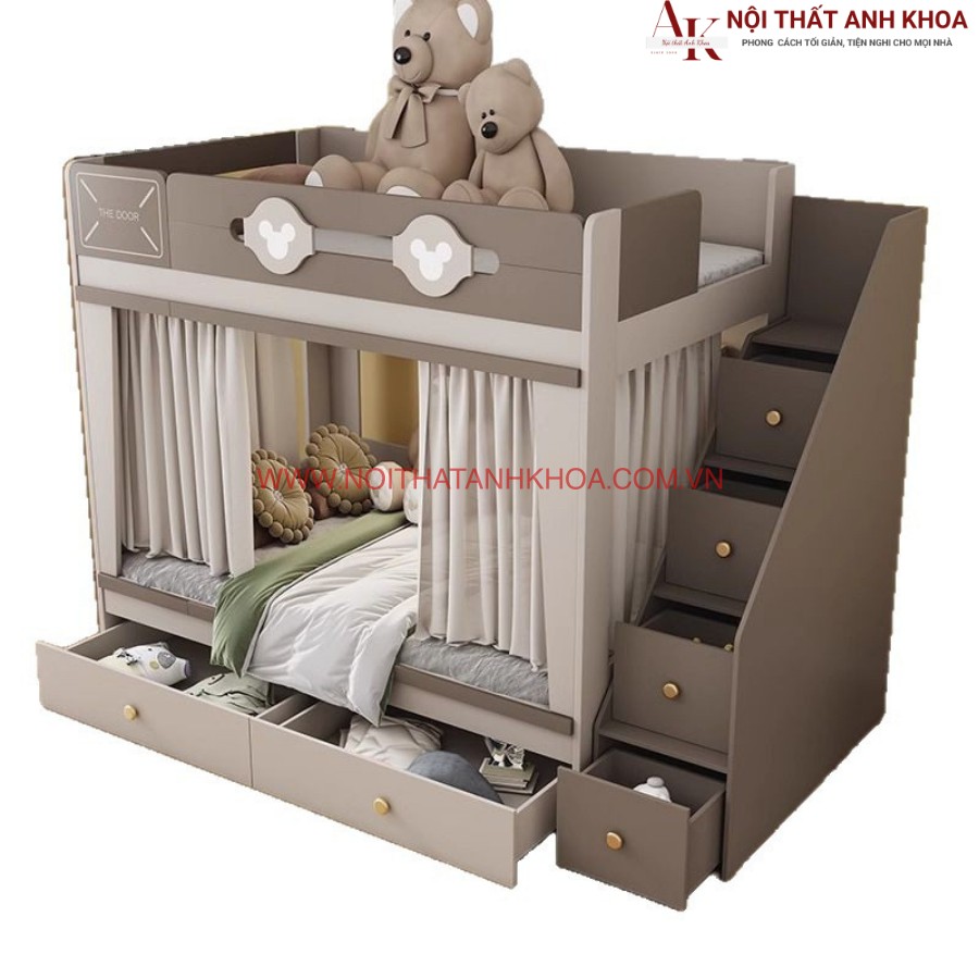 Giường tầng con gái đẹp hiện đại Giường tầng con gái đẹp hiện đại