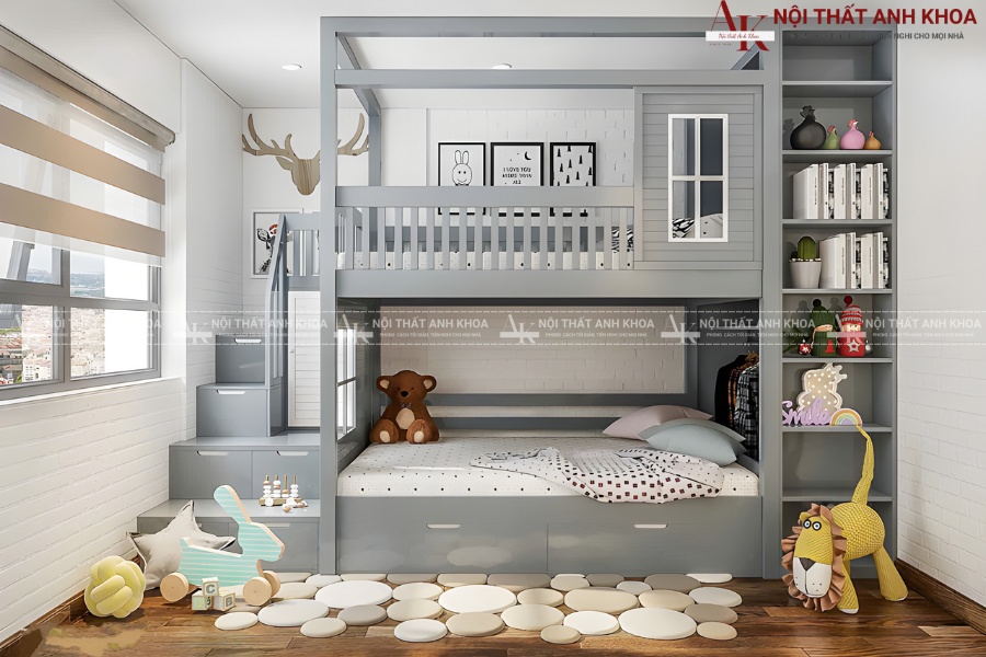 Mẫu giường tầng bé trai được phụ huynh tin dùng Mẫu giường tầng bé trai được phụ huynh tin dùng