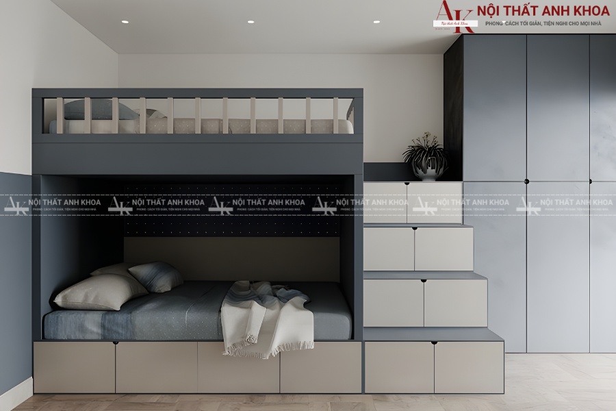 Giường tầng đơn giản, hiện đại Giường tầng đơn giản, hiện đại