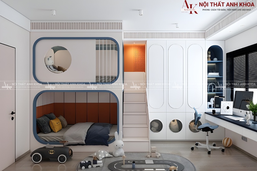 Giường tầng em bé - Nội thất Anh Khoa Giường tầng em bé - Nội thất Anh Khoa