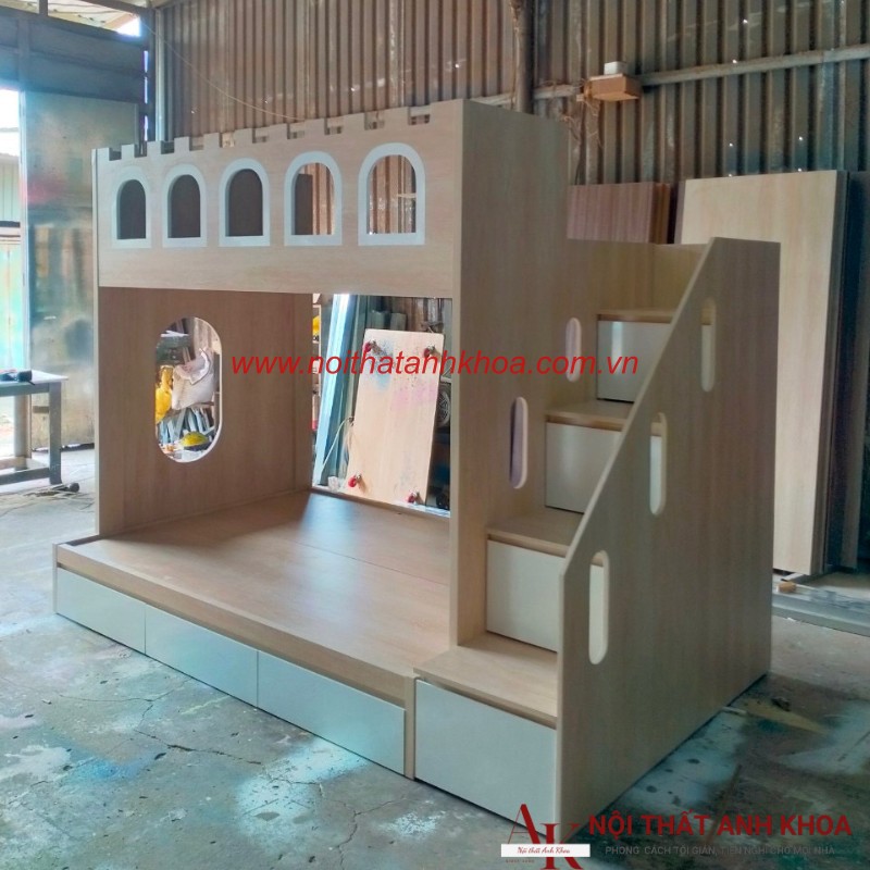 Giường Tầng Gỗ Công Nghiệp Cho Trẻ Em Giá Rẻ Giường Tầng Gỗ Công Nghiệp Cho Trẻ Em Giá Rẻ
