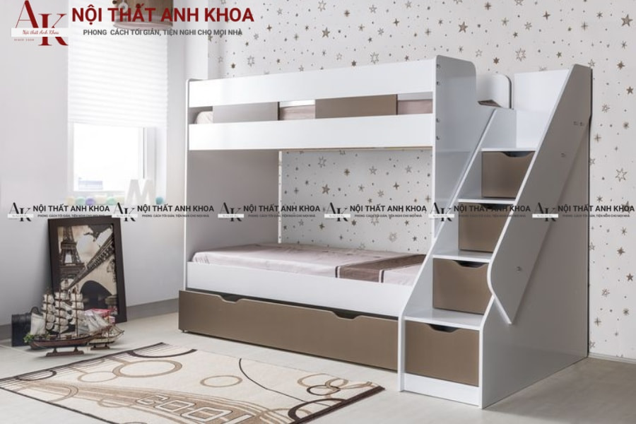 Giường tầng gỗ ép cho phòng trẻ em Giường tầng gỗ ép cho phòng trẻ em