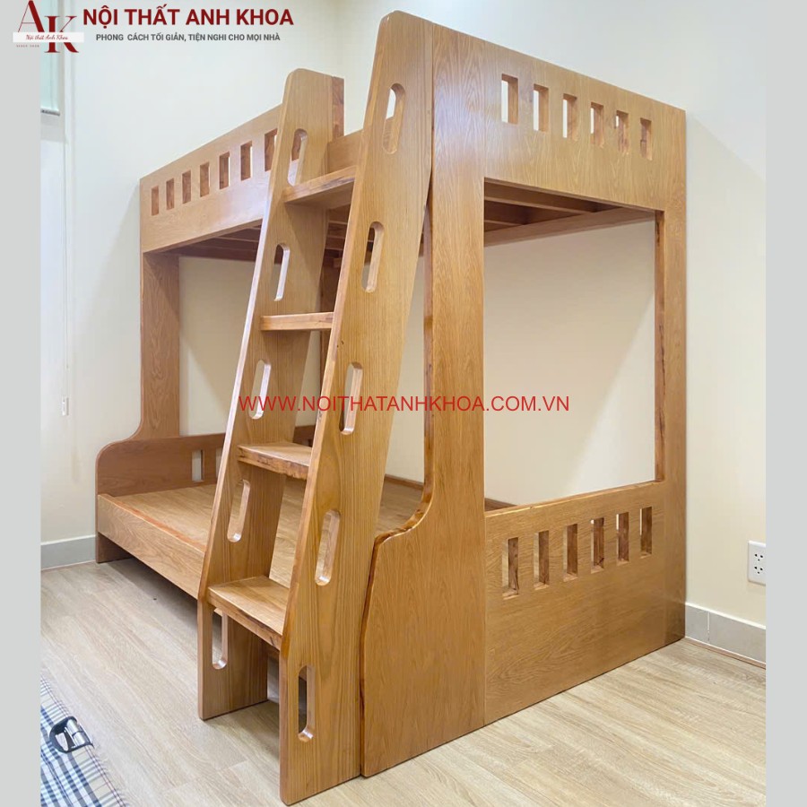 Giường tầng gỗ ghép cho bé giá tốt Giường tầng gỗ ghép cho bé giá tốt