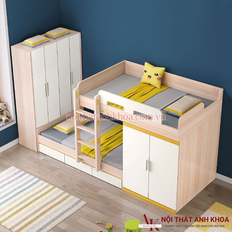 Giường Tầng Kết Hợp Tủ Quần Áo Và Bàn Học Đẹp Giá Rẻ Giường Tầng Kết Hợp Tủ Quần Áo Và Bàn Học Đẹp Giá Rẻ