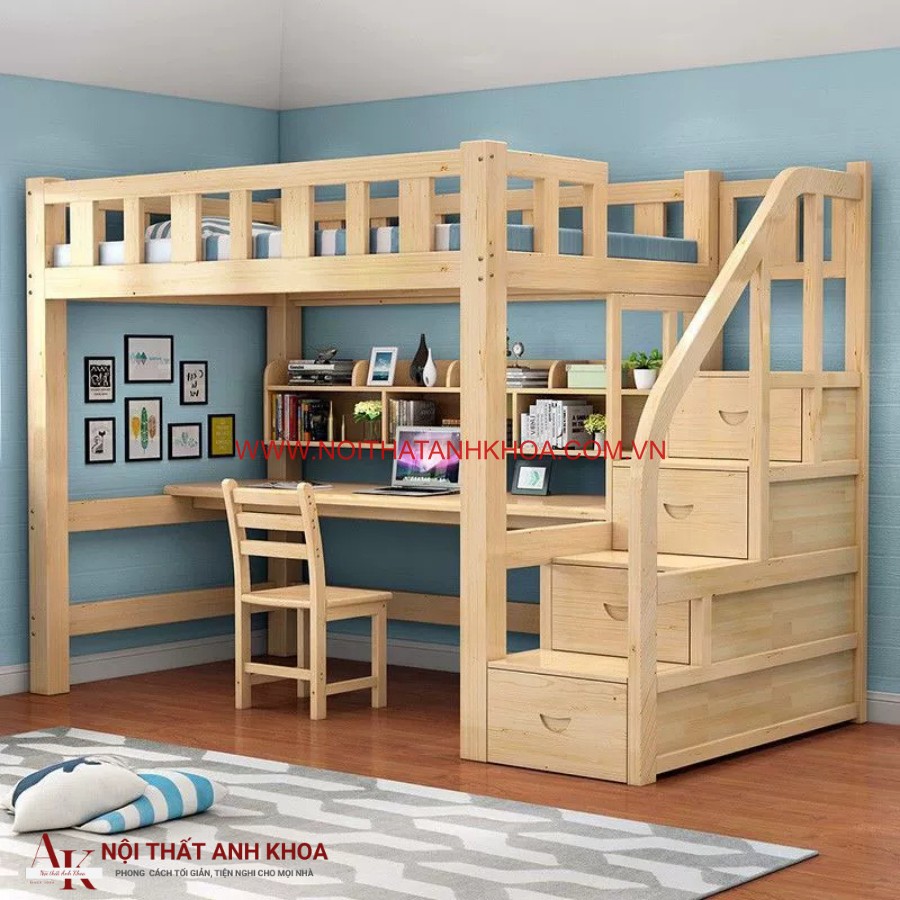 Giường Tầng Thông Minh Kèm Bàn Học Thiết Kế Hiện Đại Giá Cạnh Tranh Giường tầng thông minh kèm bàn học thiết kế hiện đại giá cạnh tranh