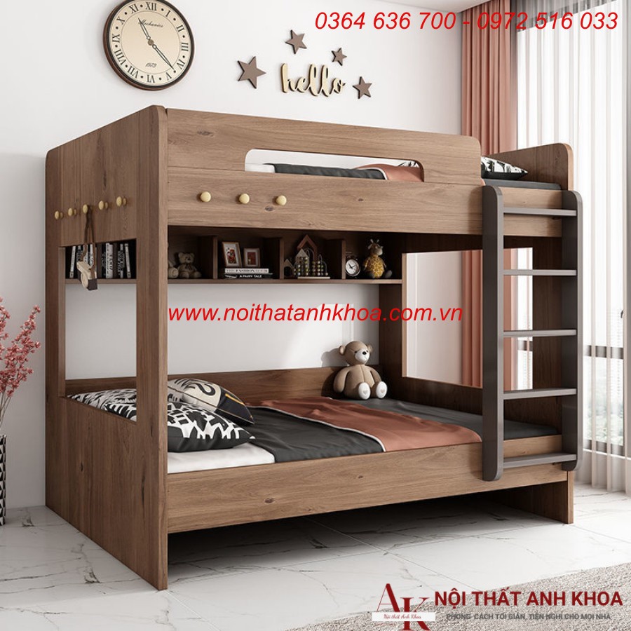 Giường Tầng Trẻ Em Gỗ Công Nghiệp Đẹp Thông Minh Giường Tầng Trẻ Em Gỗ Công Nghiệp Đẹp Thông Minh