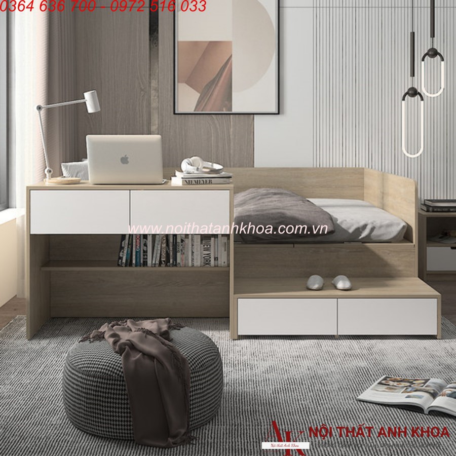 Giường Ngủ Thông Minh Kết Hợp Bàn Học Đẹp Tiện Ích Giường Ngủ Thông Minh Kết Hợp Bàn Học Đẹp Tiện Ích