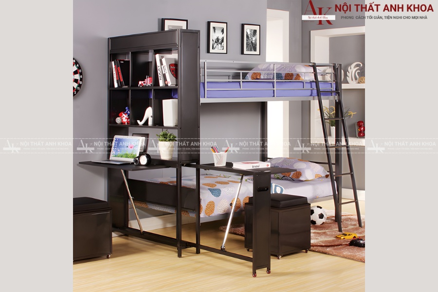 Mẫu giường tầng người lớn phù hợp phòng ngủ tập thể Mẫu giường tầng người lớn phù hợp phòng ngủ tập thể