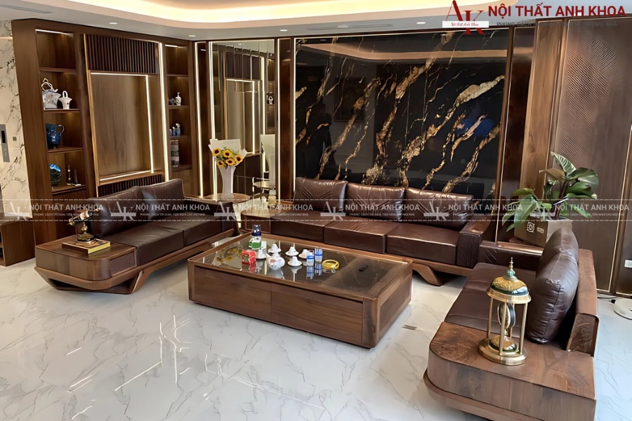Bàn sofa gỗ nguyên khối độc đáo Bàn sofa gỗ nguyên khối độc đáo