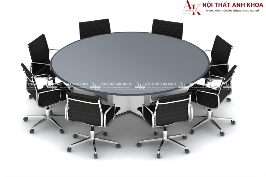 Mẫu bàn họp tròn - Phong cách công nghiệp ấn tượng Mẫu bàn họp tròn - Phong cách công nghiệp ấn tượng