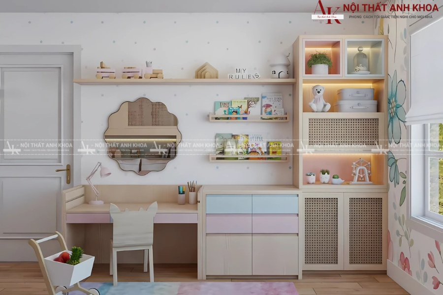 Gợi ý mẫu bàn học trẻ em đẹp Gợi ý mẫu bàn học trẻ em đẹp