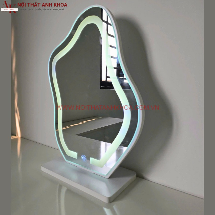 Gương bàn trang điểm có led đẹp hiện đại Gương bàn trang điểm có led đẹp hiện đại