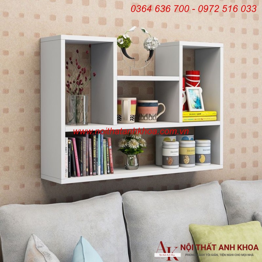 Kệ Để Sách Treo Tường Đơn Giản Gỗ Công Nghiệp Kệ Để Sách Treo Tường Đơn Giản Gỗ Công Nghiệp