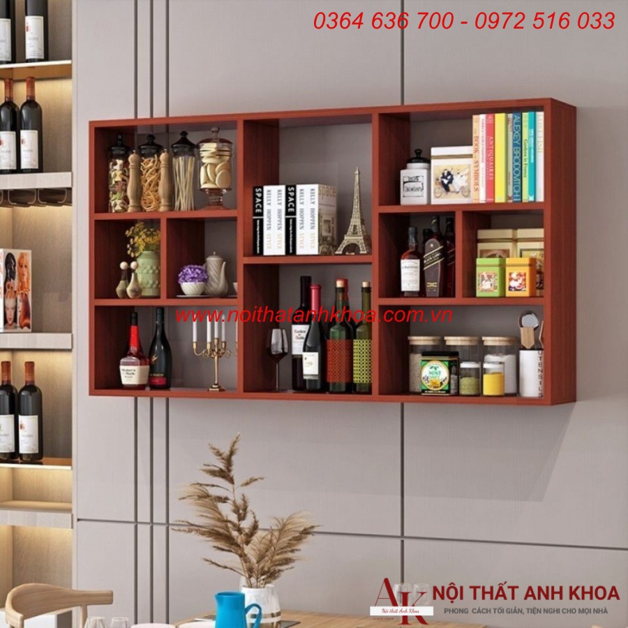 Kệ Sách Treo Tường Giá Rẻ Gỗ MDF Cao Cấp Kệ Sách Treo Tường Giá Rẻ Gỗ MDF Cao Cấp