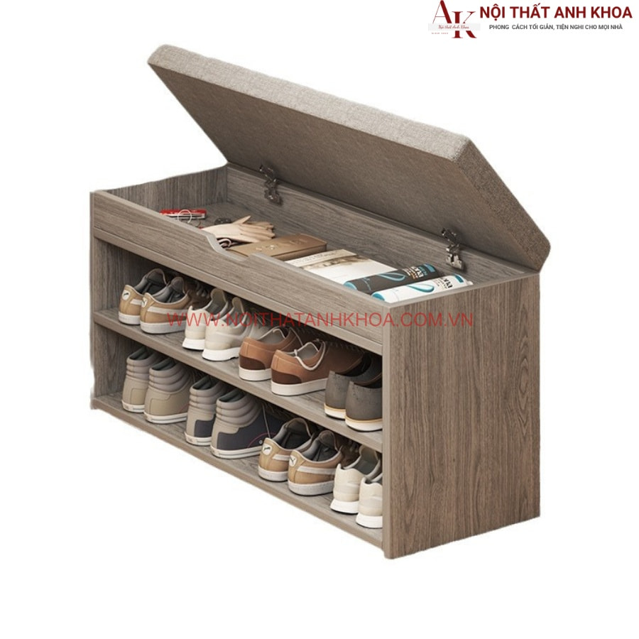 Ngăn kệ giày mini có ghế ngồi nhỏ gọn đẹp, hiện đại, tiện nghi Ngăn kệ giày mini có ghế ngồi nhỏ gọn đẹp, hiện đại, tiện nghi