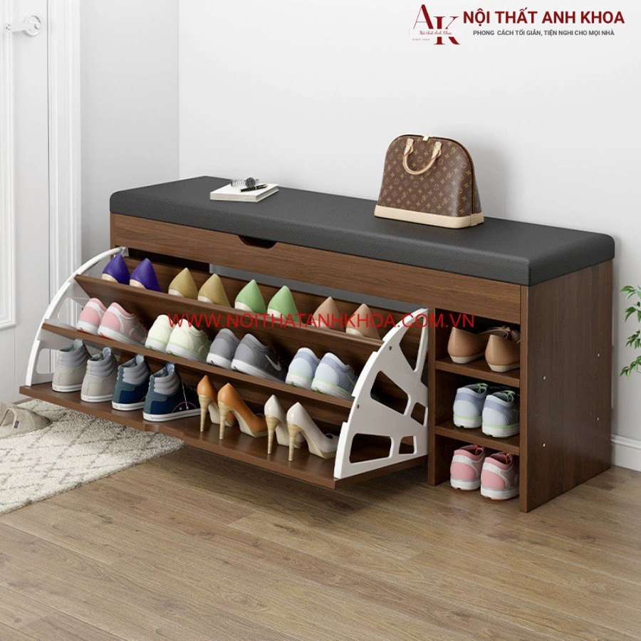 Kệ giày thông minh gỗ công nghiệp đa năng tiện lợi Kệ giày thông minh gỗ công nghiệp đa năng tiện lợi