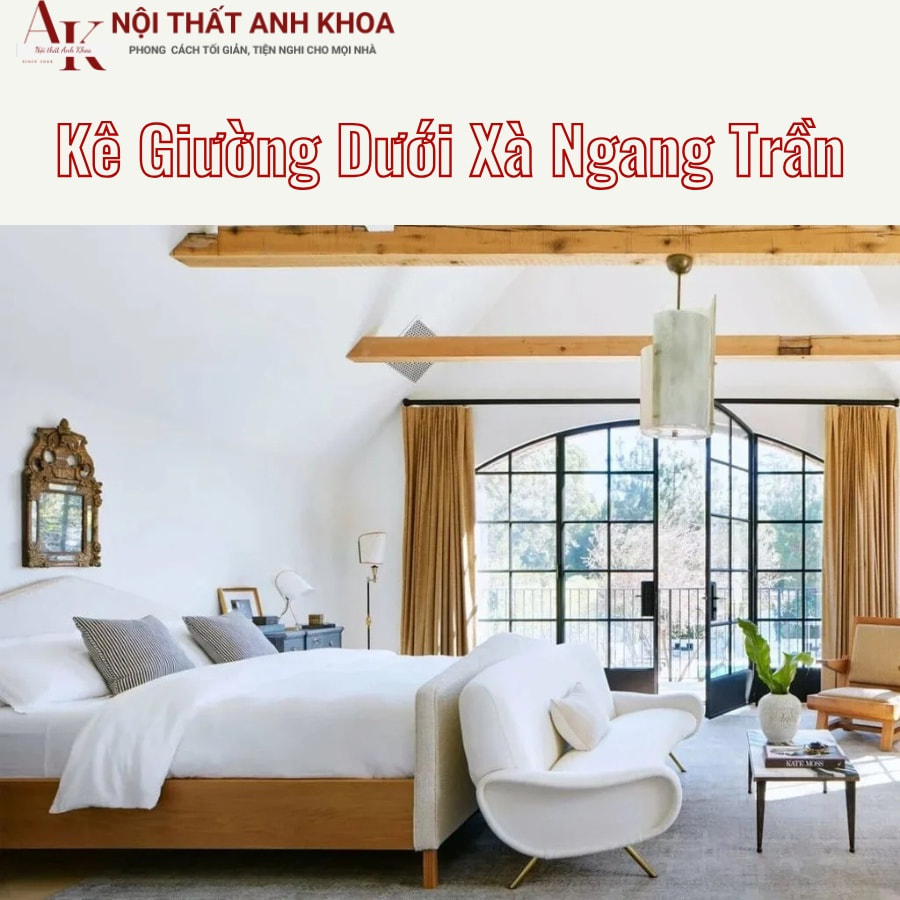 Kê giường dưới xà ngang trần Kê giường dưới xà ngang trần