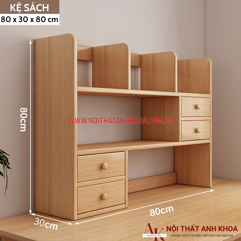 Kệ sách để bàn học gỗ công nghiệp đẹp hiện đại màu vàng Kệ sách để bàn học gỗ công nghiệp đẹp hiện đại màu vàng