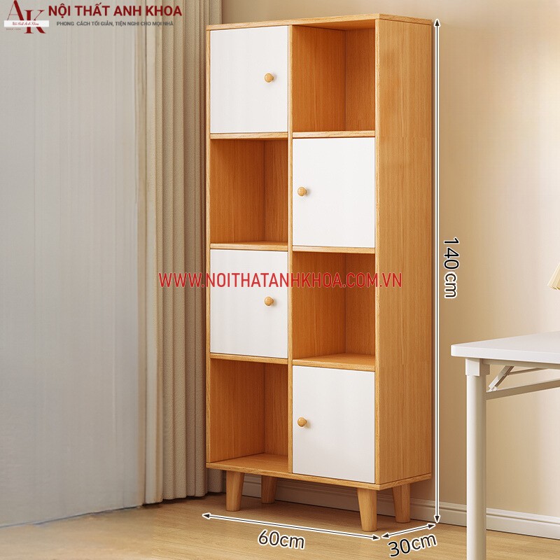 Kệ sách đứng gỗ công nghiệp (KT: 60 x 30 x 140cm) Kệ sách đứng gỗ công nghiệp (KT: 60 x 30 x 140cm)