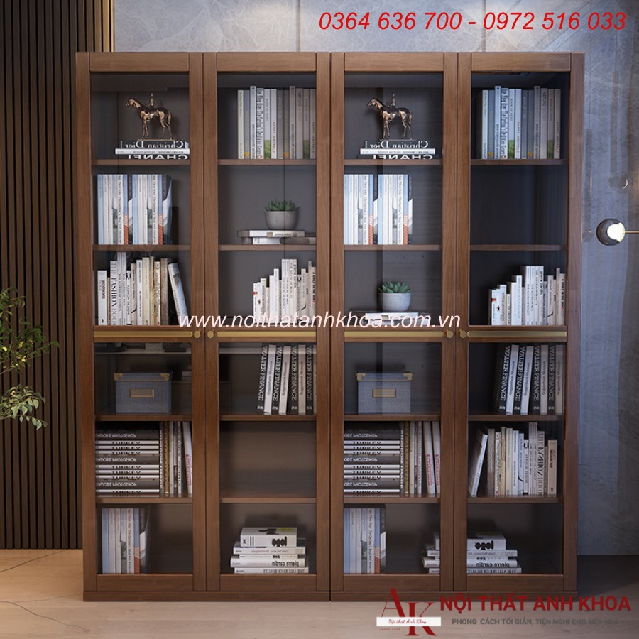 Tủ Sách Đứng Trang Trí Văn Phòng Gỗ Công Nghiệp Tủ Sách Đứng Trang Trí Văn Phòng Gỗ Công Nghiệp
