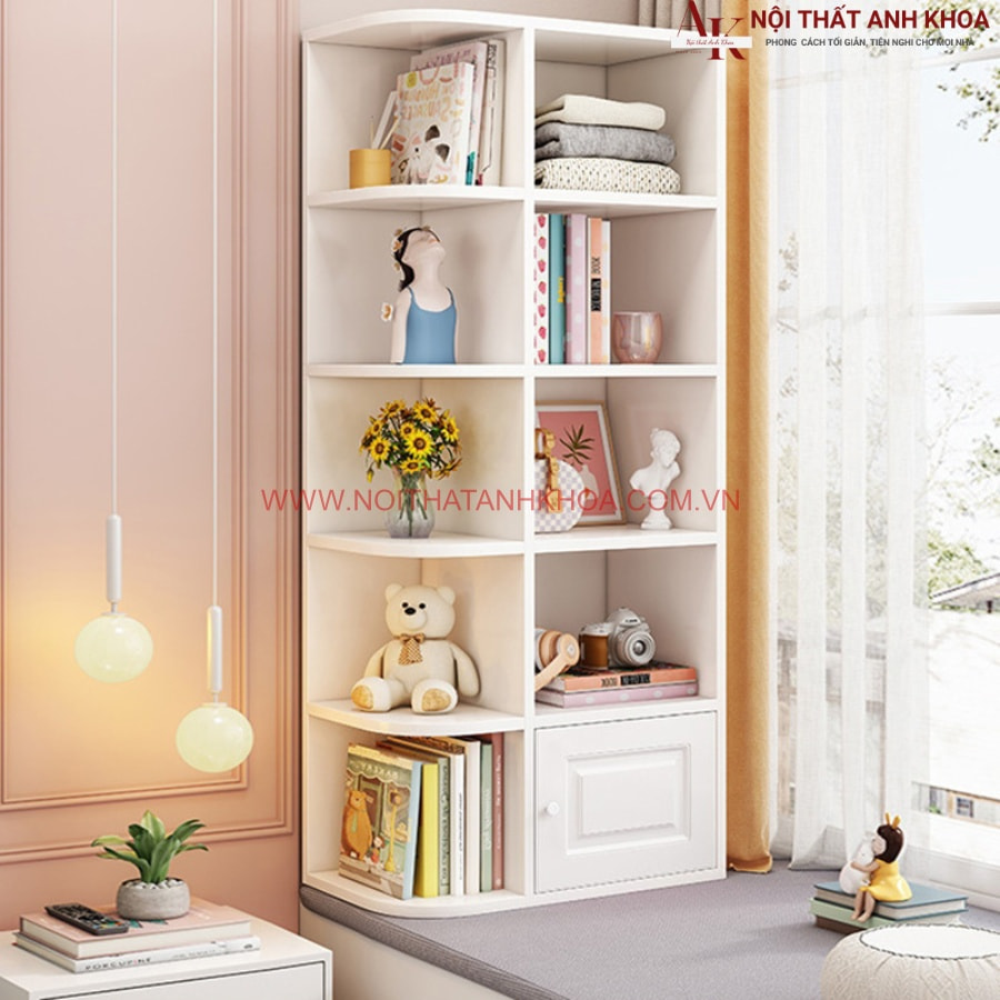Kệ sách mini gỗ MDF bền đẹp, cứng cáp Kệ sách mini gỗ MDF bền đẹp, cứng cáp